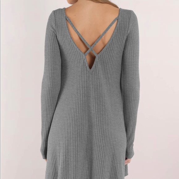 Tobi Swing Dress (Grey) - Picture 2 of 4